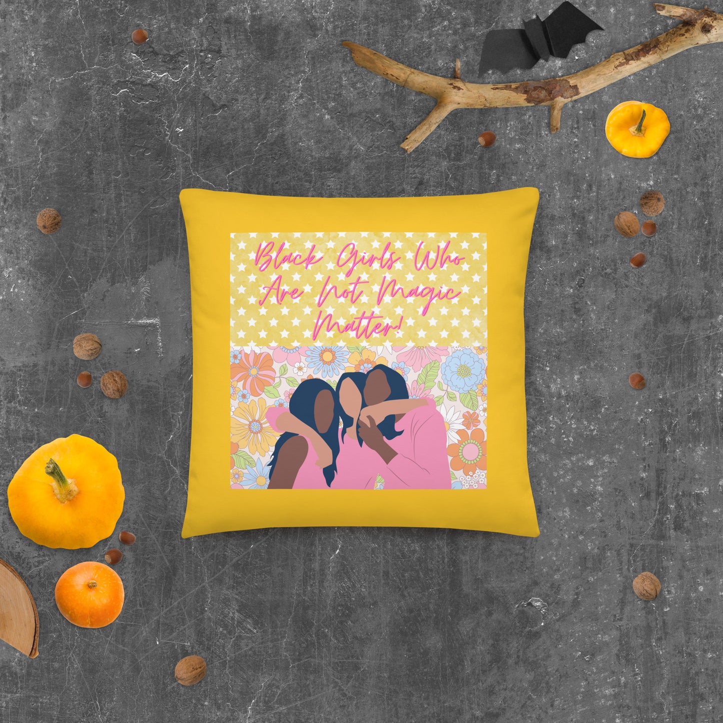 Black Not Magic Pillow #3
