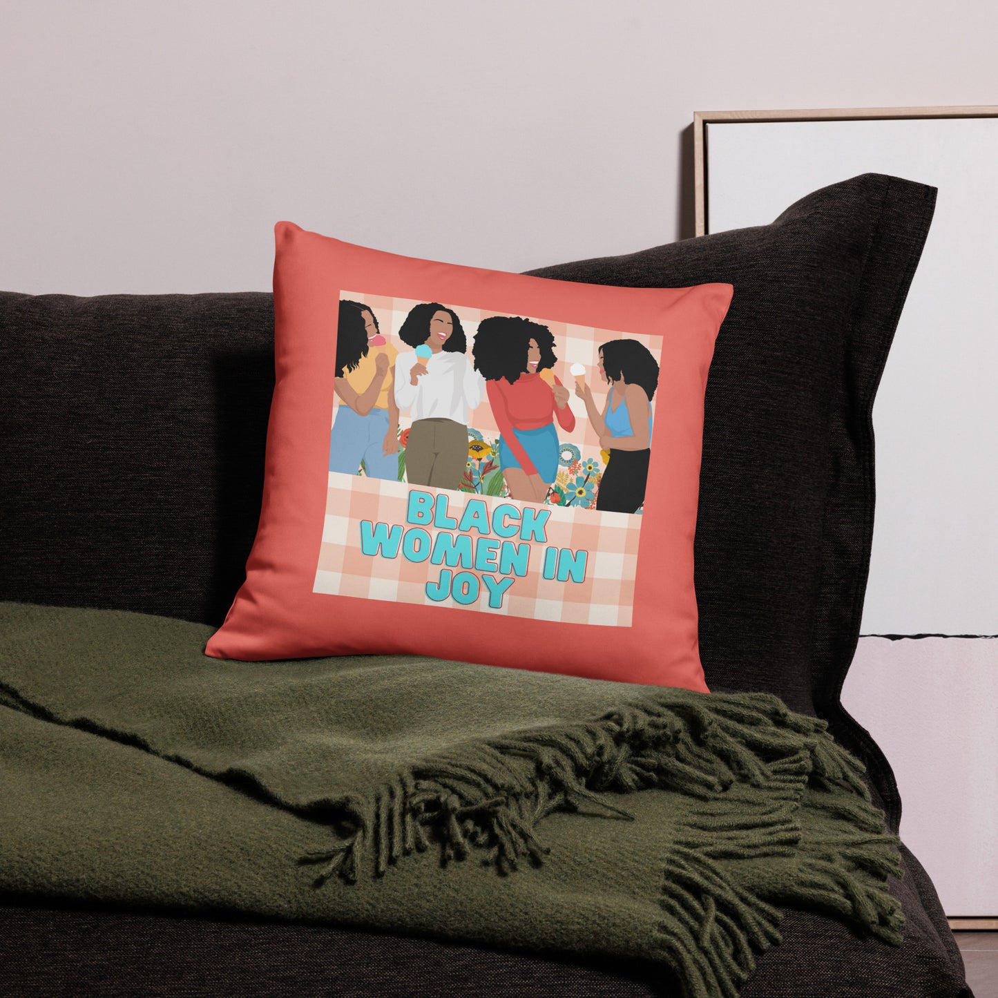 Black Women in Joy Pillow 2