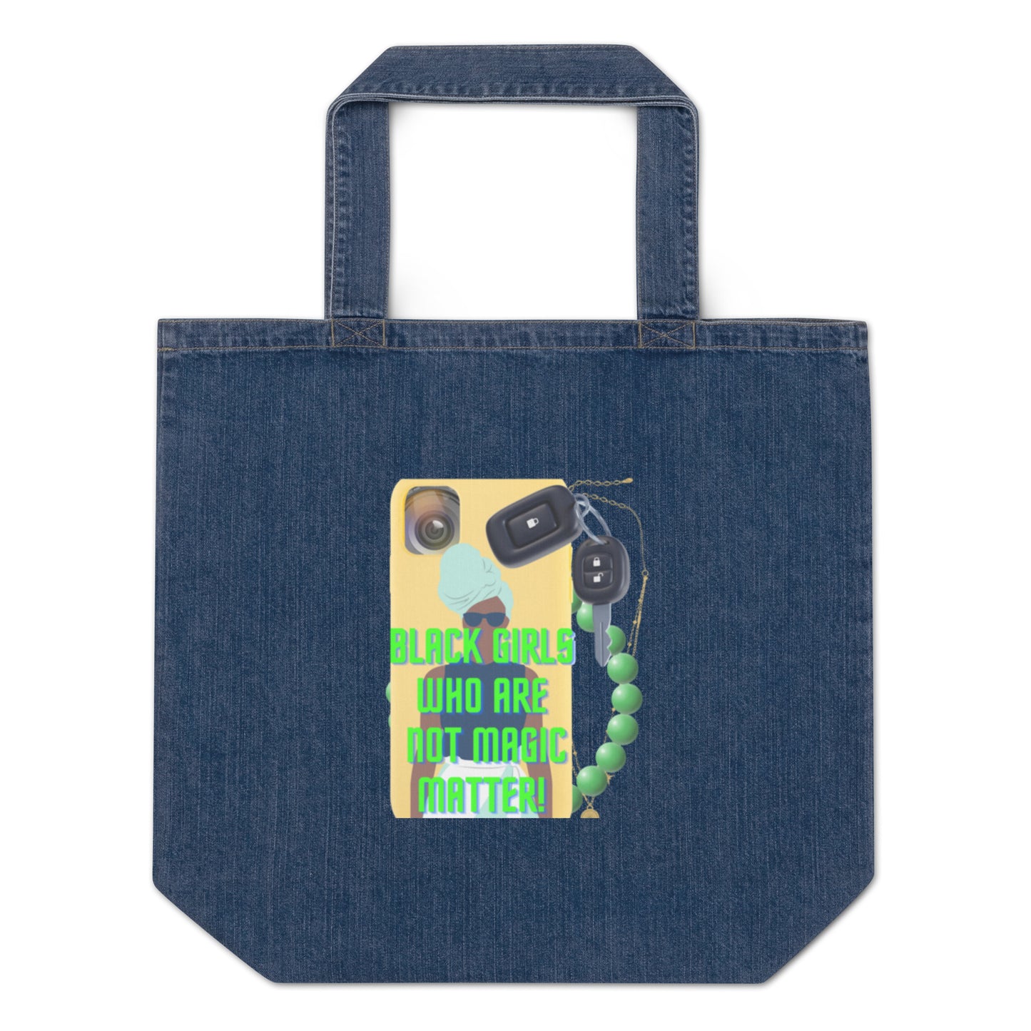 BNM 1 Organic Denim Tote Bag