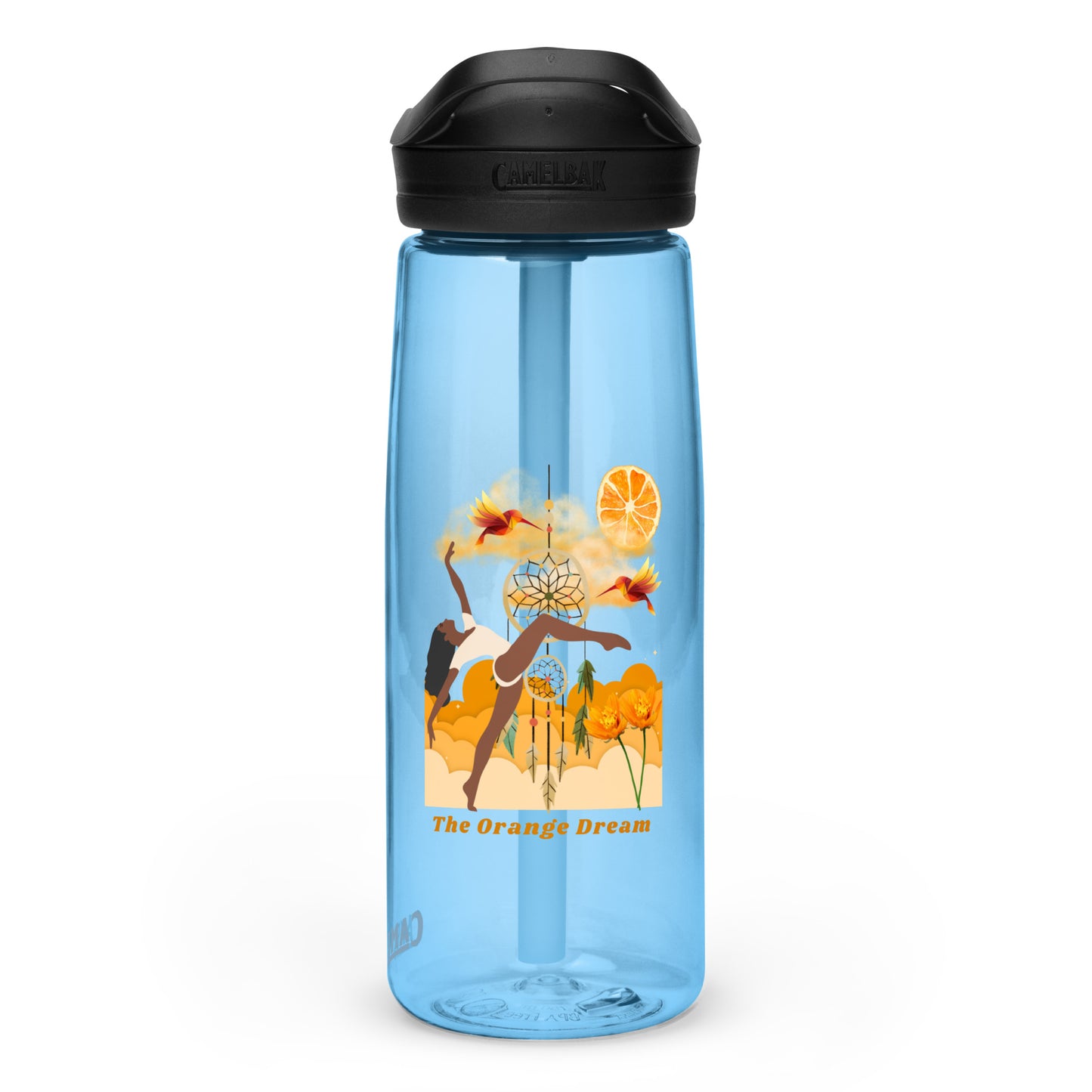 Orange Dream Sports Water Bottle