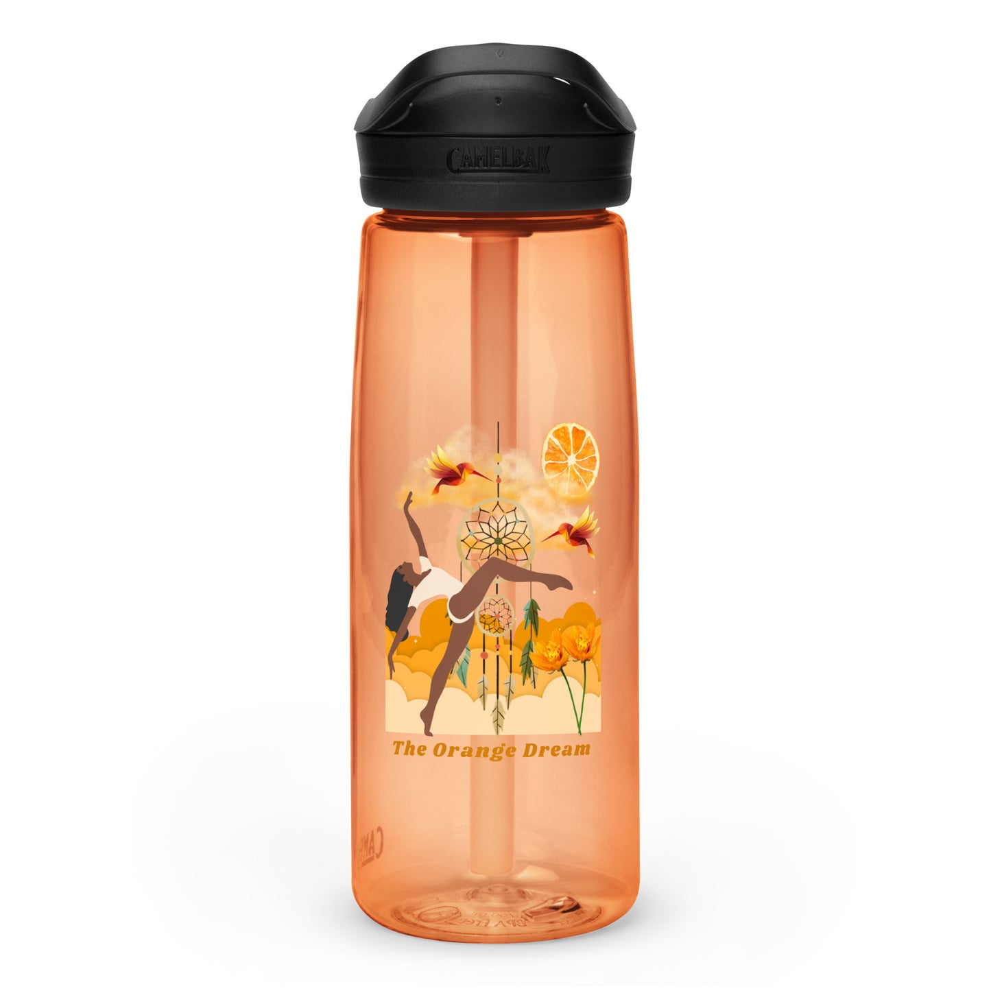 Orange Dream Sports Water Bottle