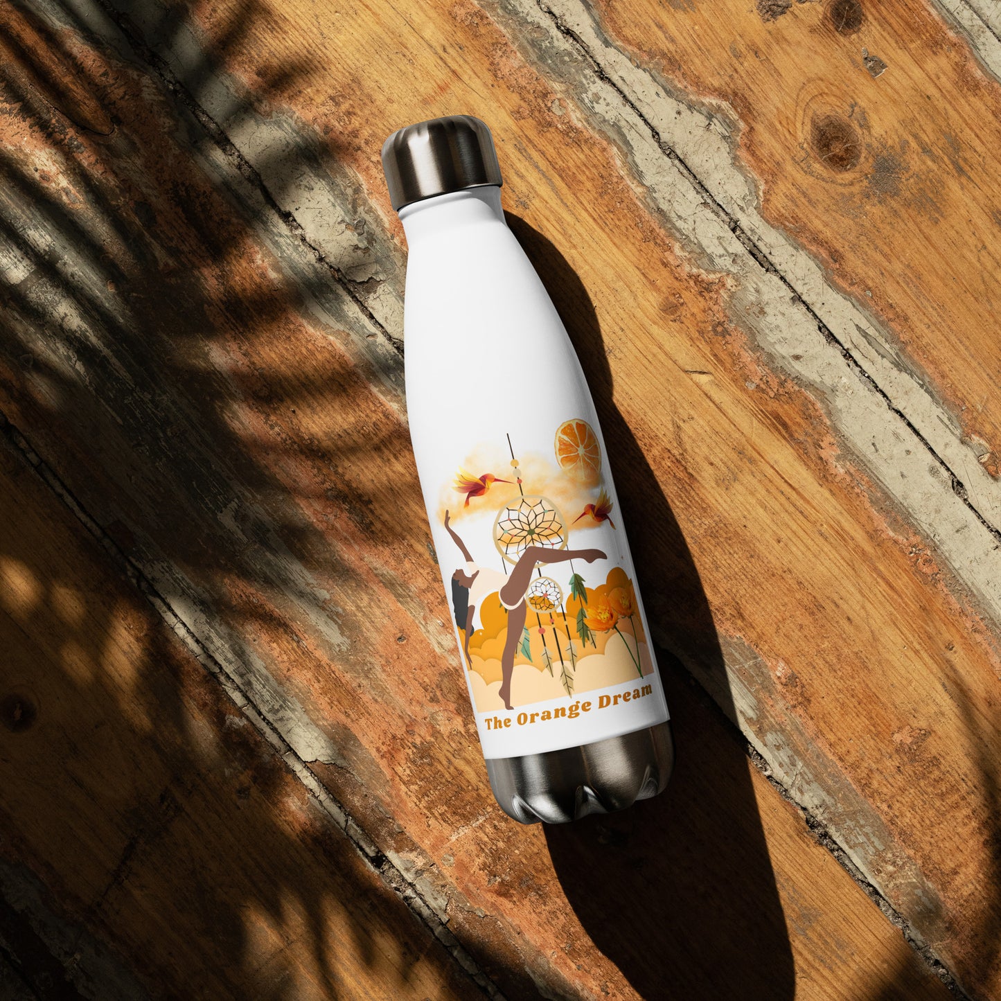 Orange Dream Stainless Steel Water Bottle